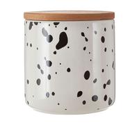 Speckled Medium Storage Canister - White