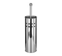 Premier Housewares Square Design Toilet Brush Holder - Stainless Steel