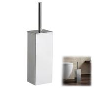 Premier Housewares Square Toilet Brush with Stainless Steel Holder