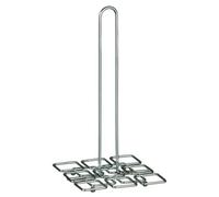 Premier Housewares Squares Kitchen Roll Holder - Chrome