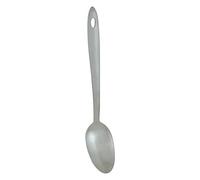 Premier Housewares Stainless Steel Spoon Stain Resistant Spoon For Non Stick Pan With Silver Handle Spoons & Turners For Food 4 x 33 x 6