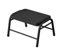 Premier Housewares Step Stool / Strong / Strong Step Stool for Adults / Nonslip Rubber Mat / Small Step Ladder / Kitchen Step Stool - Black