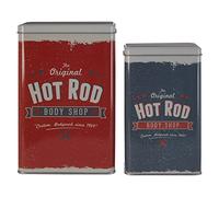 Premier Housewares Storage Canister, Multi-Colour, 19 x 9 x 6 cm