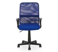 Premier Housewares Stratford Dark Blue Home Office Chair