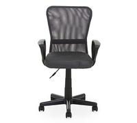 Premier Housewares Stratford Dark Grey Office Chair/Office Chair,Office Chairs For Home/Desk Chair For Office/Comfy Computer Chair/Outdoor Chair/Computer Chairs For Home/ W57 X D51 X H98cm.