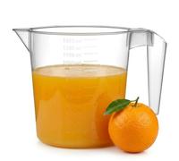 Premier Housewares Sturdy Clear Measuring Jug with 1300ml Capacity | Modern Plastic Jug with Metric & Imperial Markings for Kitchen | Measuring Tool with Embossed Scale