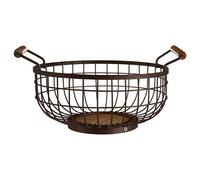 Vertex Bronze Metal Fruits Vegetables Rack Basket Holder Veggies Powder Coated
