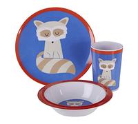 Maison By Premier Mimo 3-Piece Ralph Raccoon Kids Dinner Set - Multi-Coloured, Multi