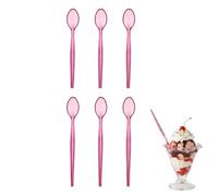 Premier Housewares SET OF 6 SPOONS PLASTIC NEW LIGHT PINK