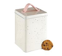 Sweet Heart Storage Canister - Chrome/Black Speckle
