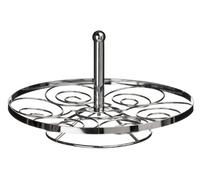 Premier Housewares Swirl Cake Stand - Chrome