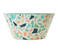 Premier Housewares Terrazzo Bowl Large Serving Bowl Salad/Fruit/Pasta/Cereal Bowl Multicoloured Made From Melamine 15 x 7 x 15 cm