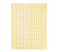 Premier Housewares Thread & Loom Toasted Garden Yellow and Yellow Striped Tablecloth Vibrant Design, 100% Cotton, Absorbent, Ideal for Everyday Use, 180 x 140 cm