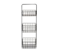Premier Housewares Three Tier Black Storage Caddy