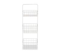 Premier Housewares Three Tier White Storage Caddy