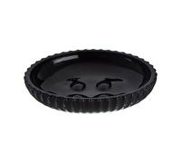 Premier Housewares Ticino Brittany Black Glass Soap Dish