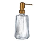 Premier Housewares Ticino Brittany Clear Glass Lotion Dispenser
