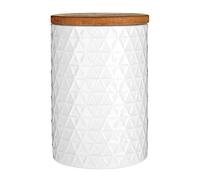 Premier Housewares Tri Canister, Plastic, White