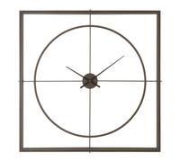 Premier Housewares Trinity Rust Finish Wall Clock