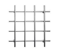 Premier Housewares Trivet - Chrome, H1 x W21 x D21cm, Silver