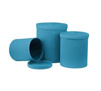 Premier Housewares Turquoise Laundry Baskets - Set of 3