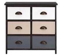 Premier Housewares Urban Loft 6 Drawers Chest