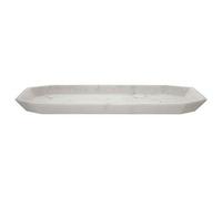 Premier Housewares Vanity Tray Durable Bathroom Tray Polyresin Marble Tray Modern Rectangular Tray Textured Tray Practical Towel Tray 3 x 35 x 16