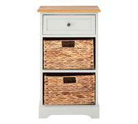 Premier Housewares Vermont One Drawer Two Baskets Cabinet