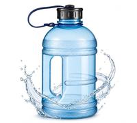 Premier Housewares Versatile Blue 1500ml Sports Drinking Bottle | Ergonomic Handle Sports Drinking Bottle For Gym | BPA Free Water Bottle For Travel | Spacious Water Bottle