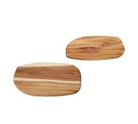 Premier Housewares Versatile Set Of 2 Serving And Chopping Board | Stylish Wooden Board For Kitchen | Eco Friendly Wooden Cutting Board | Sustainable Cutting Board For Kitchen