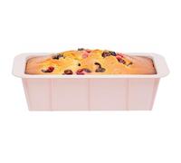 Premier Housewares Versatile Silicone Pastel Pink Loaf Mould | Non Stick Food Grade Silicone Baking Tray | Heat Resistant Muffin Tray | Sleek And Durable Silicone Baking Tray
