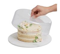 Orsina Versatile White Marble Cheese Board With Domed Lid, Elegant Design Cheese Board, Durable Storage Board