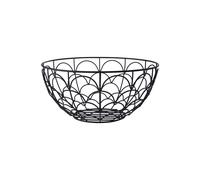 Premier Housewares Vertex Deco Fruit Basket Black Premier Housewares Black