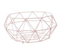 Premier Housewares Vertex Pink Fruit Basket with Ball Feet
