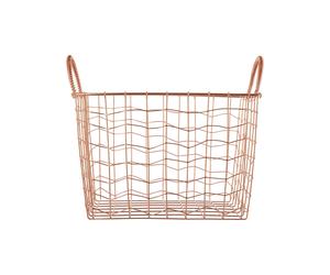 Premier housewares Vertex Wavy Grid Rectangular Wire Basket