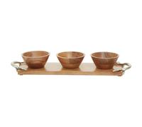 Premier Housewares Vine Acacia Wood Serving Dish Set