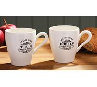 Vintage Home Tea Mug Premier Housewares White One Size