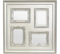 Premier Housewares Vintage Multi-Photo Frame for 4 Photos, Gold