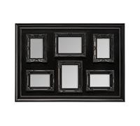 Premier Housewares Vintage Multi-Photo Frame for 6 Photos, Black