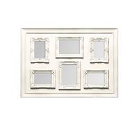 Premier Housewares Vintage Multi-Photo Frame for 6 Photos, Cream