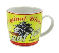 Premier Housewares Porcelain, Coffee Kitchen, Home, Offices, Durable Hot Chocolate Tea Mug for Breakfast, Lunch, Dinner, One Size