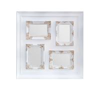 Premier Housewares Vintage Style White & Gold 4 Photo Frame