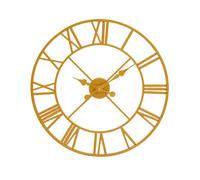 Premier Housewares Vitus Gold Finish Wall Clock