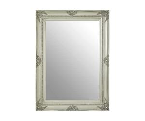 Premier Housewares Wall Mirror/Mirrors For Garden/Bathroom/Living Room Antique Effect Rectangular Frame/Silver Finish Wall Mounted Mirrors W83 X D5 X H113cm.