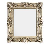 Premier Housewares Wall Mirror/Mirrors For Garden/Bathroom/Living Room With Thick Decorative Frame/Neo-Classic Gold Finish Wall Mounted Mirrors W74 X D9 X H84cm.