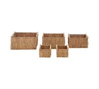 Premier Housewares Water Hyacinth Storage Baskets Set of 5