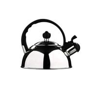 Premier Housewares Whistling Kettle, 1 Litre, Stainless Steel, Silver