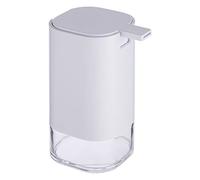 Premier Housewares White Acrylic Lotion Dispenser/Durable Acrylic/Suitable For Everyday Use/Manual Soap Dispenser/Cool White Hand Soap Dispenser/Dimensions are W10 x D8 x H16cm
