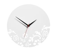 Premier Housewares White Acrylic Wall Clock