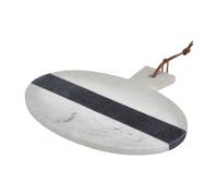 Premier Housewares White and grey marble round paddle board